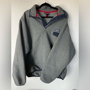 Grey Patagonia Synchilla Fleece Pullover